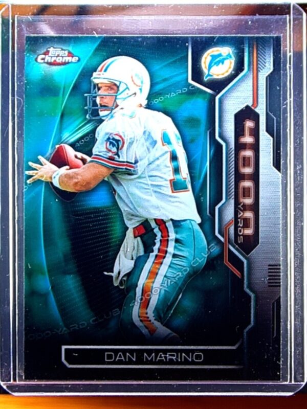 2015 Topps Chrome Dan Marino #AT4K-DM Dolphins All Time 4000 Yard Club