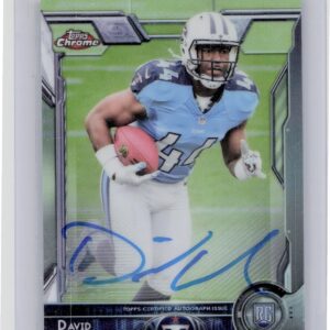 2015 Topps Chrome David Cobb AU #154 Titans Rookie Autographs