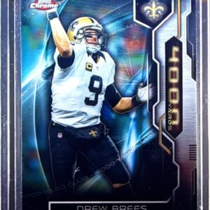 2015 Topps Chrome Drew Brees #AT4K-DB Saints All Time 4000 Yard Club