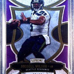 2015 Topps Supreme Russell Wilson Violet /99 #15 Seahawks