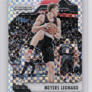 2016-17 Panini Prizm Meyers Leonard Starburst Prizms #277 Blazers