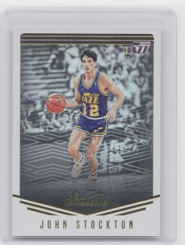 2016-17 Panini Studio John Stockton #59 Jazz