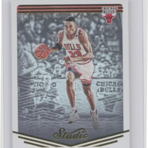 2016-17 Panini Studio Scottie Pippen #56 Bulls
