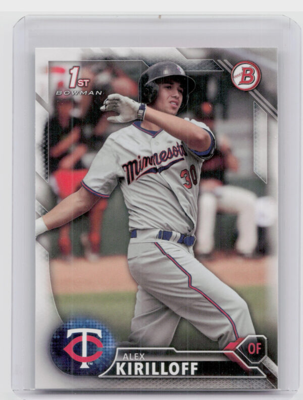 2016 Bowman Draft Alex Kirilloff #BD-90 Twins
