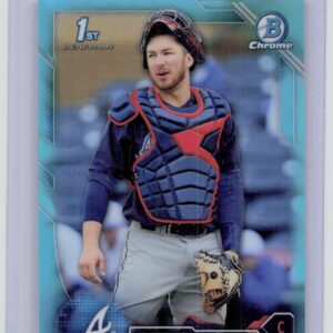 2016 Bowman Draft Brett Cumberland Chrome Sky Blue Refractor #BDC-26 Braves