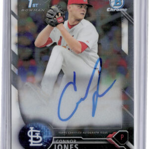 2016 Bowman Draft Connor Jones AU #CDA-CJ Cardinals Chrome Draft Pick Autographs