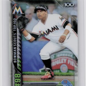 2016 Bowman Josh Naylor #BTP-98 Marlins Bowman Scouts' Top 100