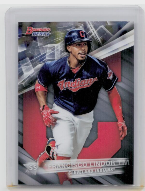 2016 Bowman's Best Francisco Lindor #40 Indians