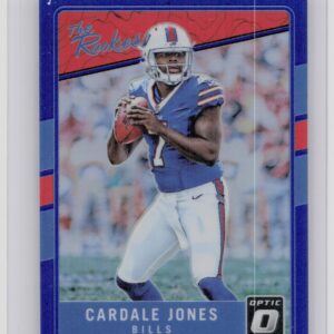 2016 Donruss Optic Cardale Jones SN149 #TR-CJ Bills The Rookies Blue