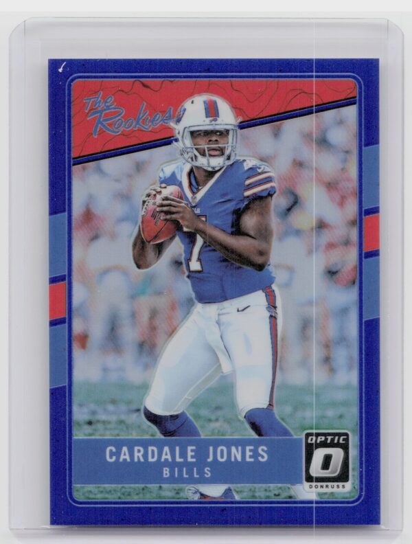 2016 Donruss Optic Cardale Jones SN149 #TR-CJ Bills The Rookies Blue