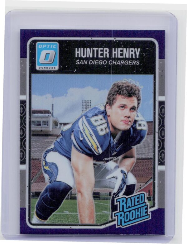 2016 Donruss Optic Hunter Henry Purple #169 Chargers