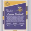 2016 Donruss Optic Laquon Treadwell #TR-LT Vikings The Rookies - Image 3
