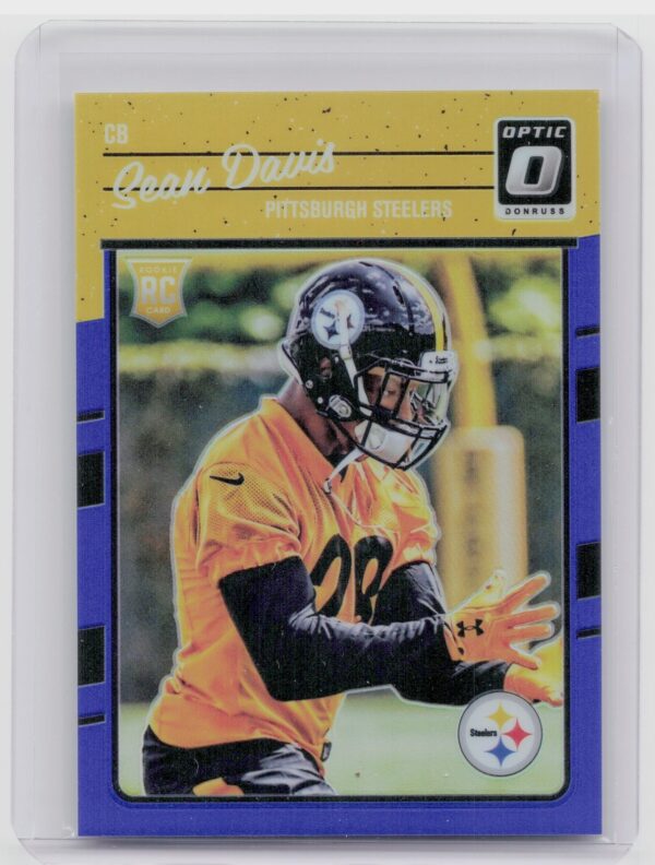 2016 Donruss Optic Sean Davis Blue SN149 #138 Steelers