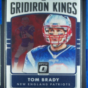 2016 Donruss Optic Tom Brady #3 Patriots Gridiron Kings