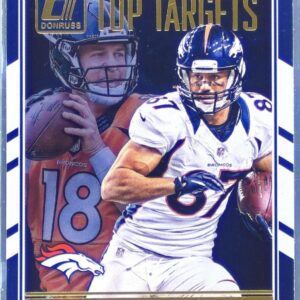 2016 Donruss Peyton Manning / Eric Decker #6 Broncos Peyton Manning Top Targets