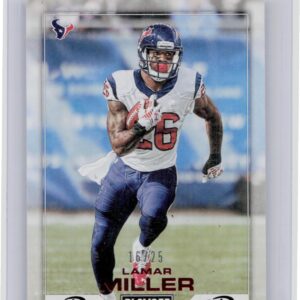2016 Panini Playoff Lamar Miller 3rd Down /25 #75 Texans