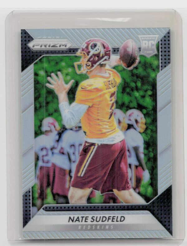 2016 Panini Prizm Nate Sudfeld Prizm #257 Redskins