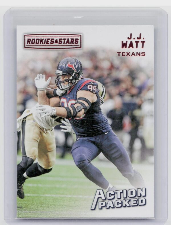 2016 Panini Rookies & Stars Action Packed J.J. Watt #2 Texans