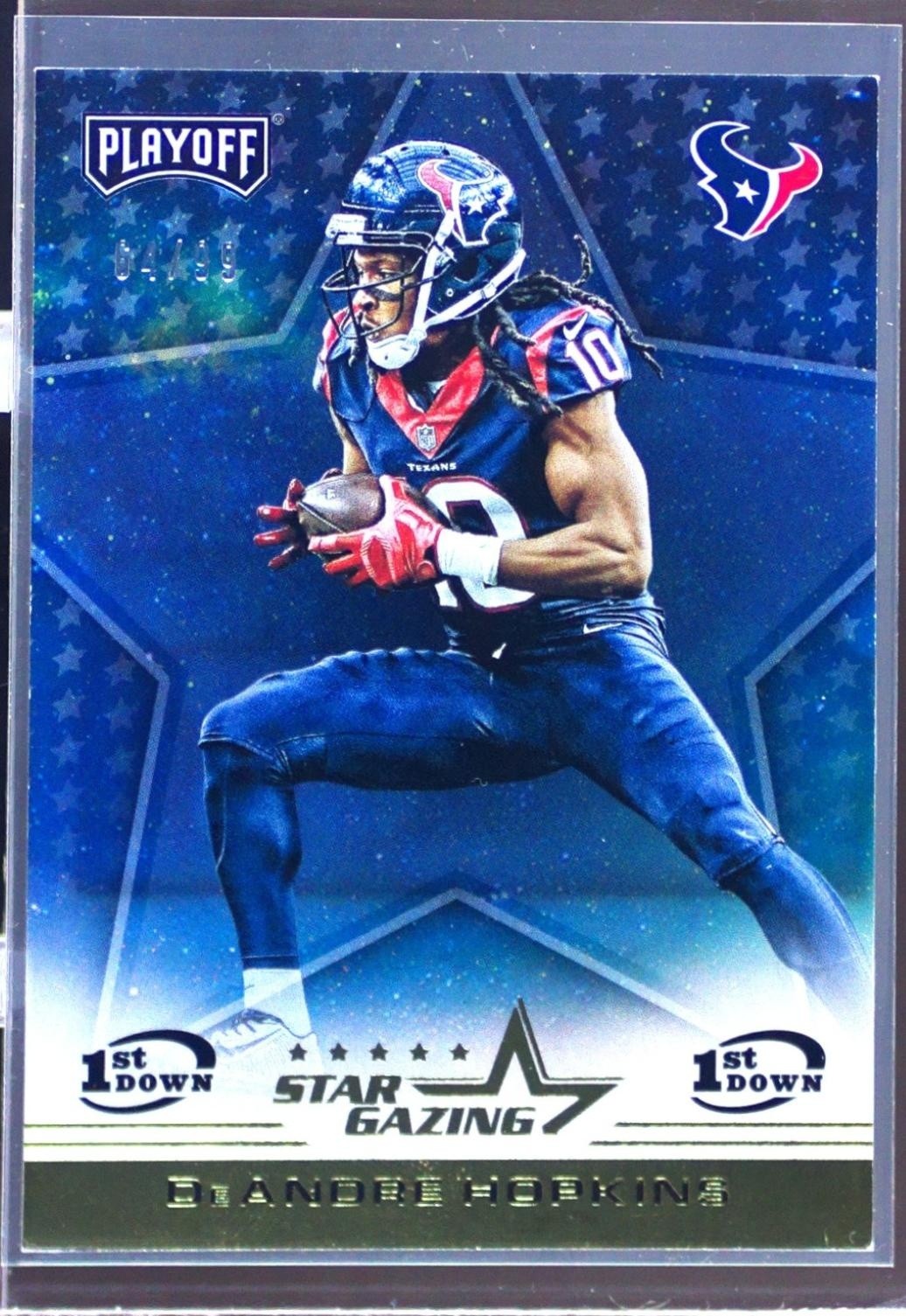 2016 Playoff DeAndre Hopkins /99 #SG-DH Texans Star Gazing 1st Down