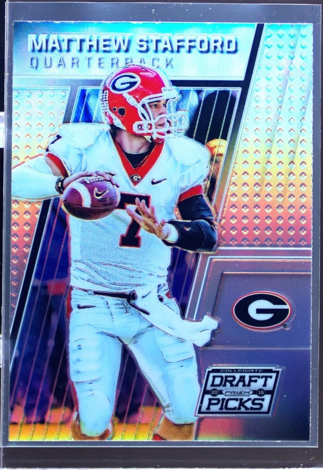 2016 Prizm Collegiate Draft Picks Matthew Stafford Prizms #74 Bulldogs