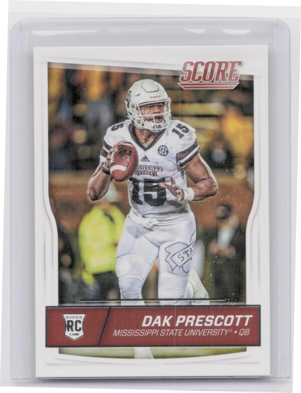 2016 Score Dak Prescott RC #337 Mississippi State Bulldogs