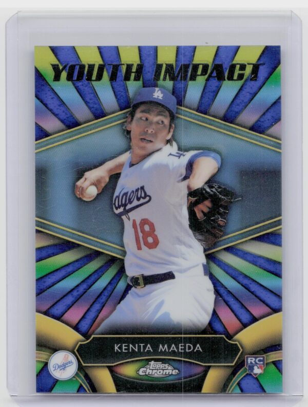 2016 Topps Chrome Kenta Maeda #YI-20 Dodgers Youth Impact