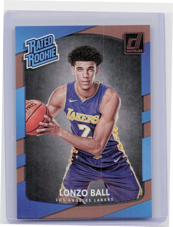 2017-18 Donruss Lonzo Ball RC #199 Lakers