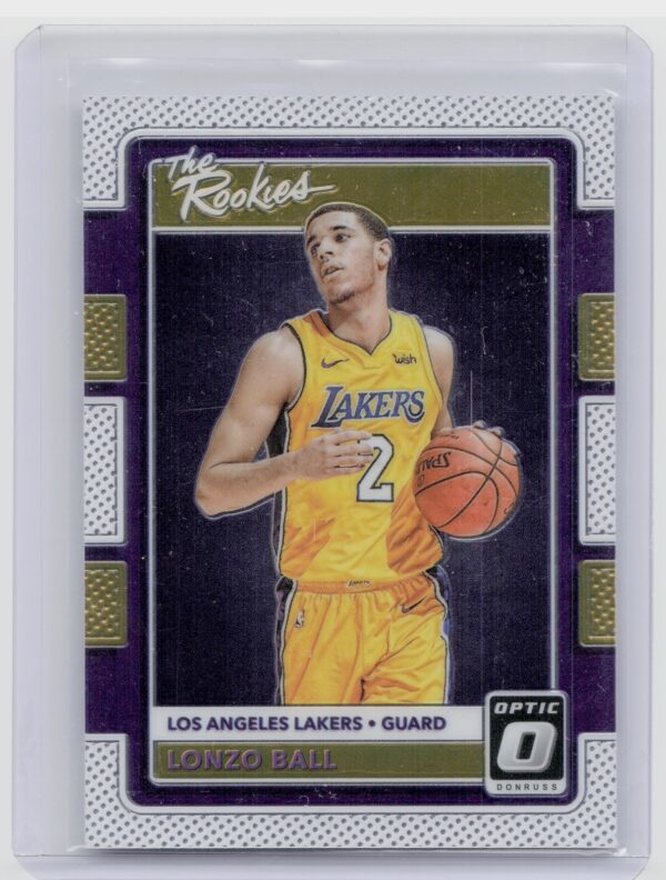2017-18 Donruss Optic Lonzo Ball #2 Lakers The Rookies