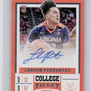 2017-18 Panini Contenders Draft Picks London Perrantes AU #129 Cavaliers College