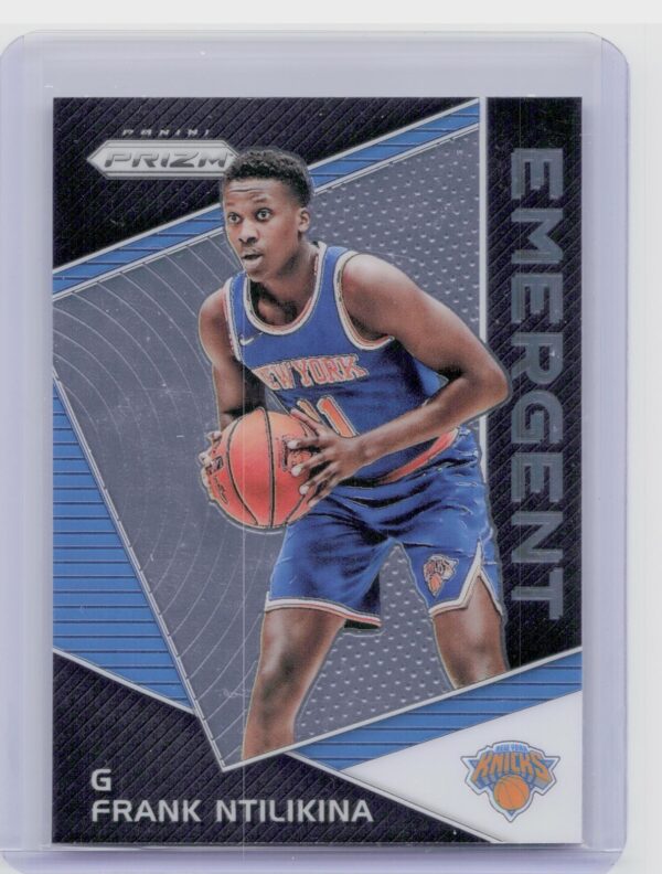 2017-18 Prizm Frank Ntilikina #EM-FRA Knicks Emergent