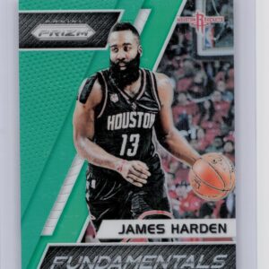 2017-18 Prizm James Harden #38 Rockets Fundamentals Green
