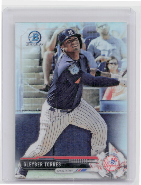 2017 Bowman Draft Gleyber Torres Chrome Refractor #BDC-200 Yankees