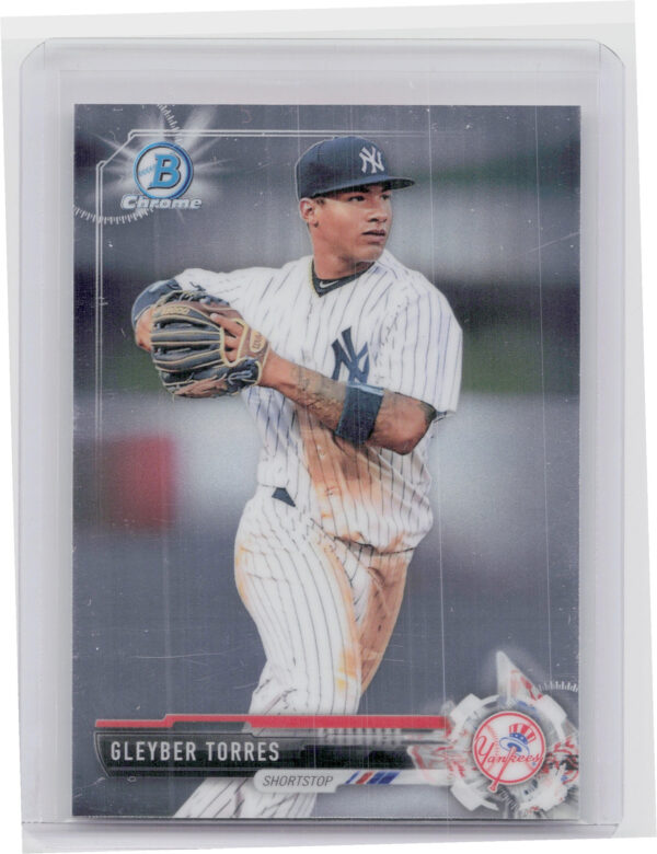 2017 Bowman Gleyber Torres #BCP80 Yankees Chrome Prospects