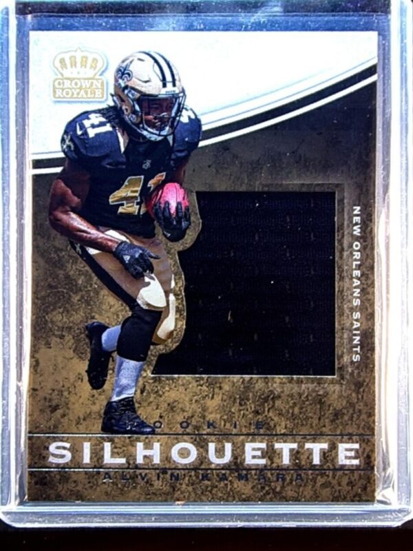 2017 Crown Royale Alvin Kamara JSY #23 Saints Jumbo Rookie Silhouettes Jerseys