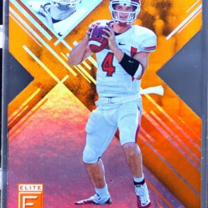 2017 Elite Draft Picks Derek Carr Orange Die Cut #27 Bulldogs