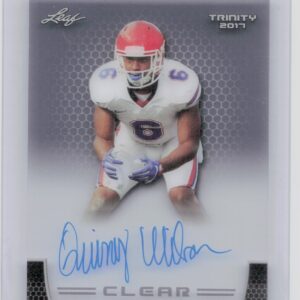 2017 Leaf Trinity Quincy Wilson AU #CA-QW1 Gators Clear Autographs