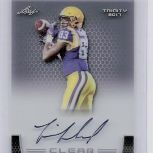 2017 Leaf Trinity Travin Dural AU #CA-TD1 Tigers Clear Autographs