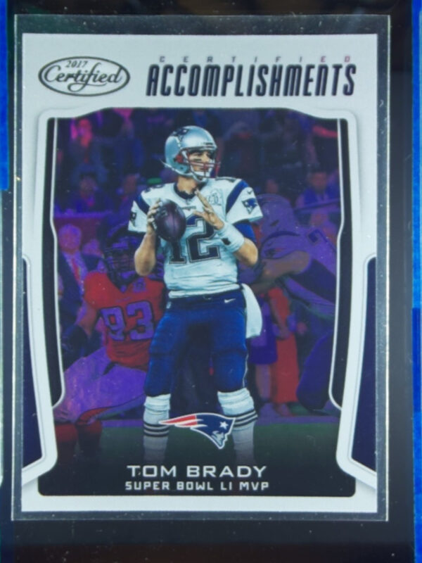 2017 Panini Certified Tom Brady #CA-TB Patriots Certified Accomplishments