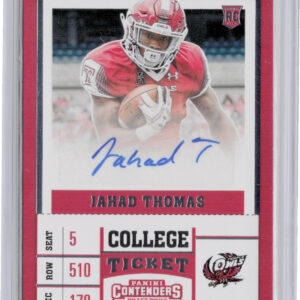 2017 Panini Contenders Draft Picks Jahad Thomas #171 Owls