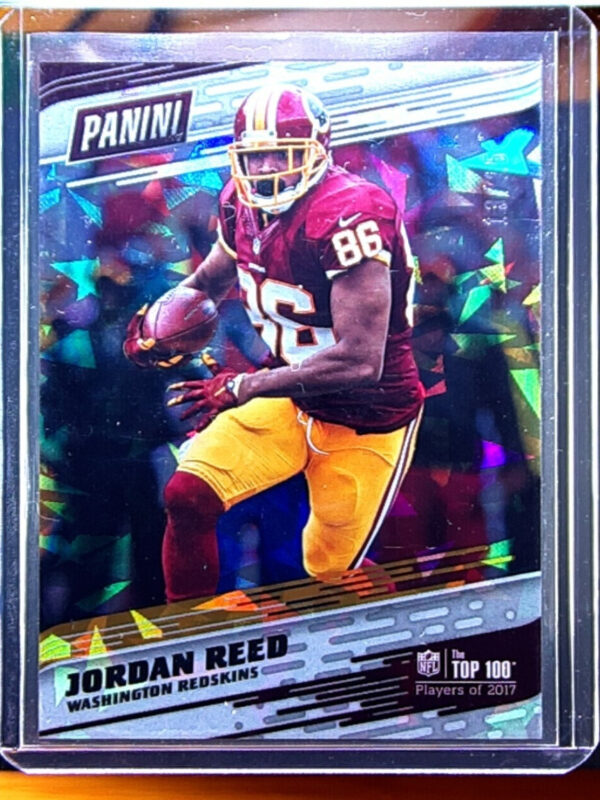 2017 Panini Day Jordan Reed Cracked Ice SN25 #65 Redskins