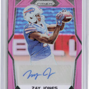 2017 Panini Prizm Zay Jones AU #RA-ZJ Bills Rookie Autographs Prizm Pink