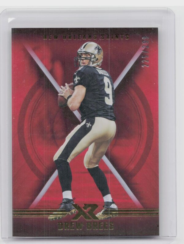 2017 Panini XR Drew Brees Red /299 #68 Saints