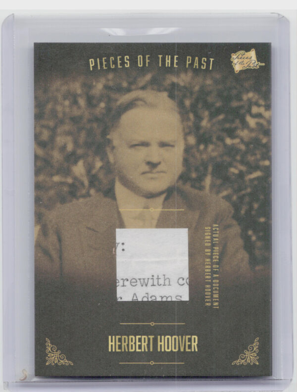 2017 The Bar Pieces of the Past:  Herbert Hoover PR-HH01