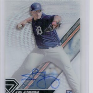 2017 Topps High Tek Joe Jimenez AU #HT-JJ Tigers High Tek Autographs