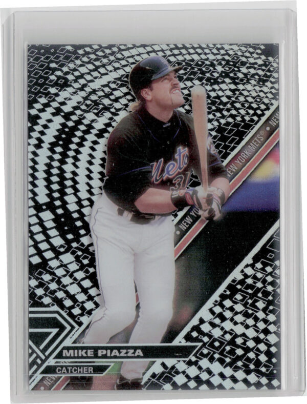 2017 Topps High Tek Mike Piazza Blackout #HT-MP Mets