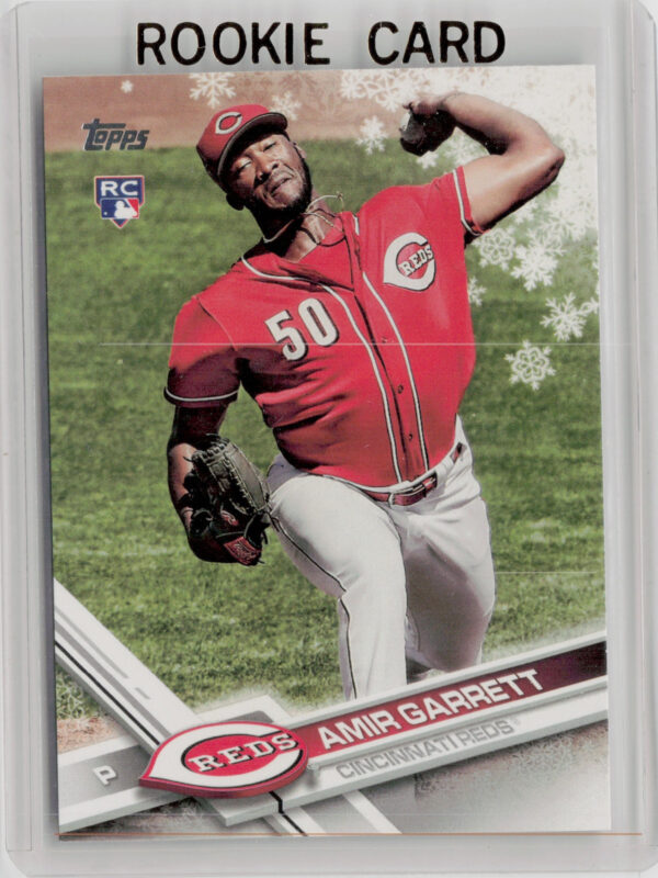 2017 Topps Holiday Amir Garrett RC #HMW96 Reds