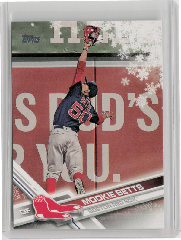 2017 Topps Holiday Mookie Betts #HMW125 Sox