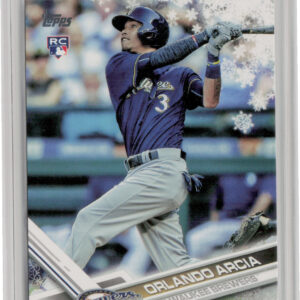 2017 Topps Holiday Orlando Arcia RC #HMW139 Brewers