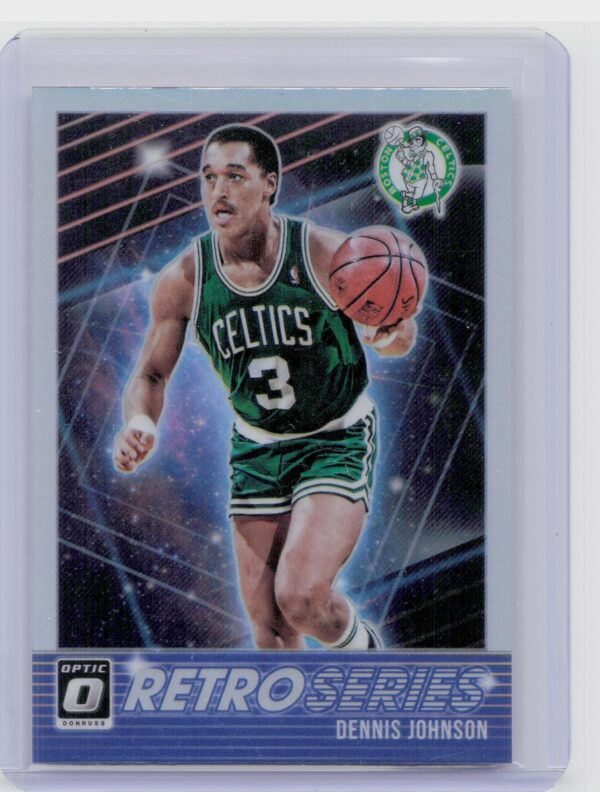 2018-19 Donruss Optic Dennis Johnson #15 Celtics Retro Series Holo