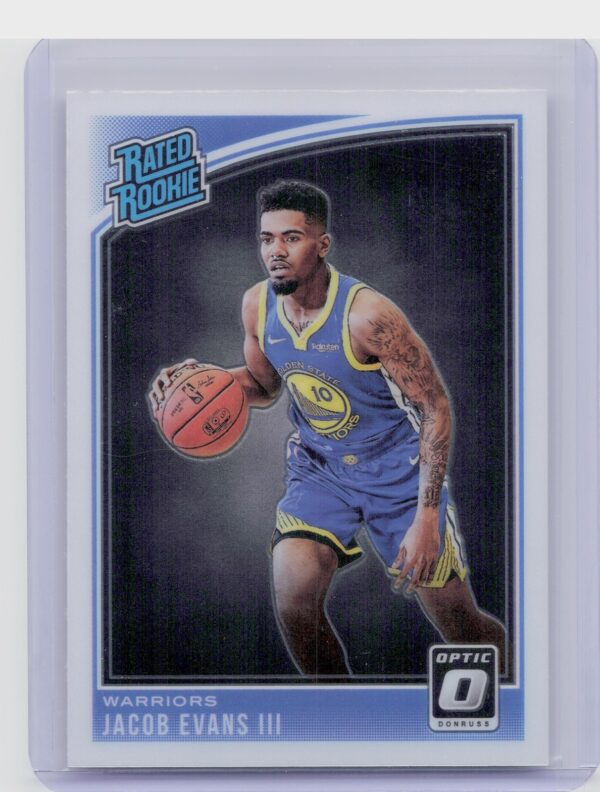 2018-19 Donruss Optic Jacob Evans III RC #178 Warriors